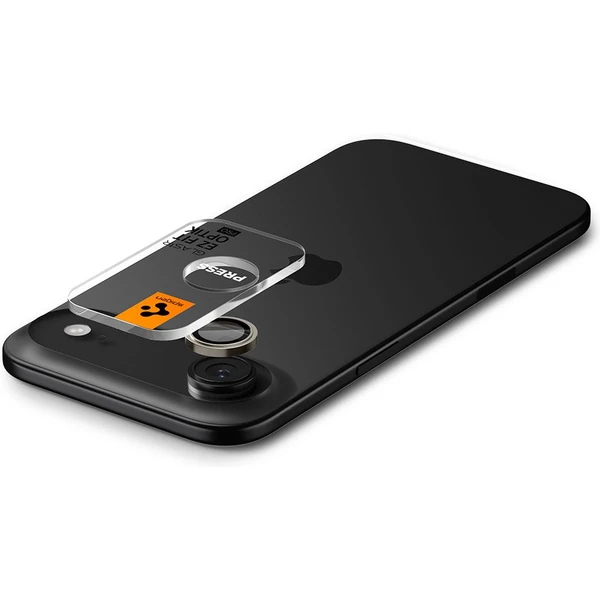 Spigen Glass tR EZ Fit Optik Pro skla iPhone Air black (2 ks) - Ochranné folie a skla - Obrázek KZGH000K01