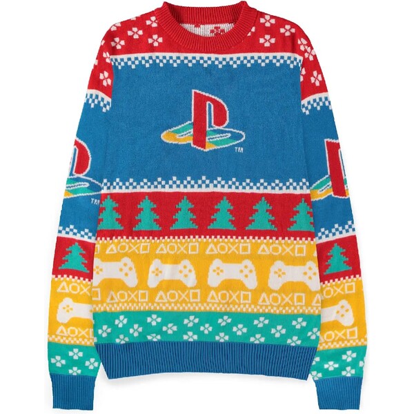 Vánoční svetr PlayStation - Logo 2XL