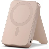 Satechi Qi2 10K magnetická powerbanka se stojánkem růžová - Nabíječky