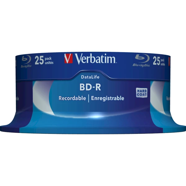 VERBATIM BD-R SL Datalife (25 ks) Blu-Ray/Spindle/6x/25GB - Optické disky - Obrázek L05S000K01