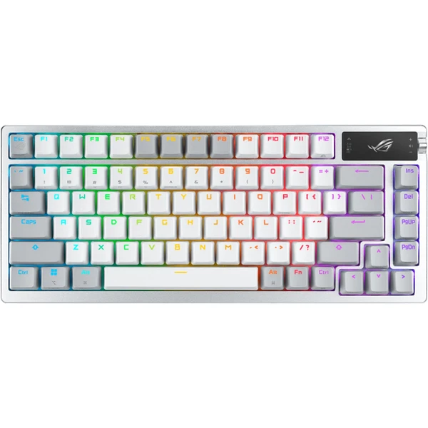 ASUS ROG AZOTH Moonlight White herní klávesnice (US) - Klávesnice - Obrázek L077000701