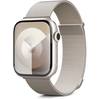 Epico Watch Strap milánský tah 42/44/45/49 mm hvězdně bílý - Řemínky