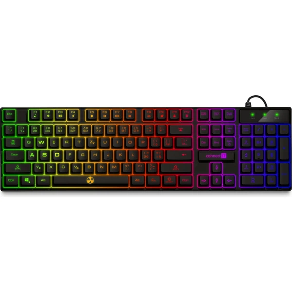 CONNECT IT BATTLE herní combo drátová klávesnice + myš, CZ + SK layout černá - Klávesnicové sety - Obrázek L0N0000P01