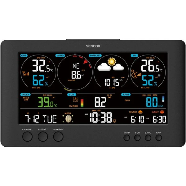 Sencor SWS 12500 WiFi Meteostanice Pro - Meteostanice - Obrázek L0N4000701