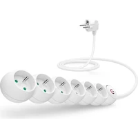 CONNECT IT prodlužovací kabel 230 V 6 zásuvek s vypínačem 5m bílý - Zásuvky