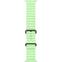 Apple Watch 49/46/45/44mm neonově zelený Oceánský řemínek černý titan - Řemínky
