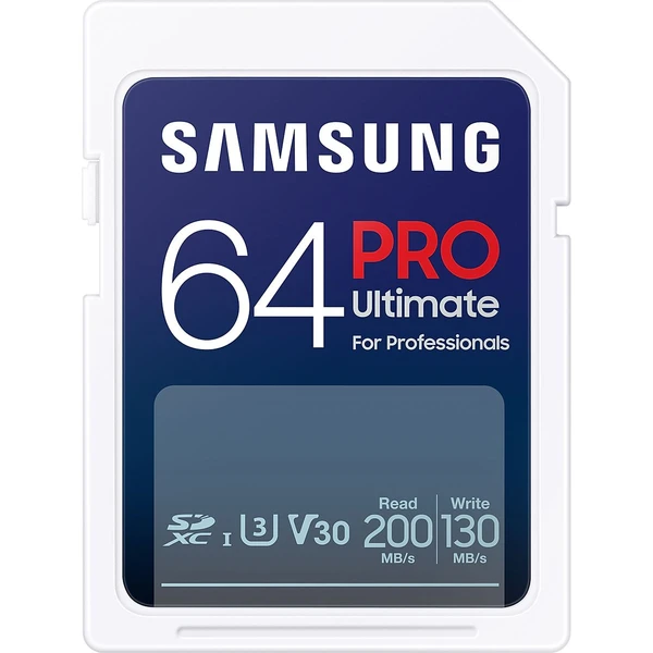 Samsung PRO Ultimate SDXC 64GB + USB adaptér - Paměťové karty - Obrázek L133000K01