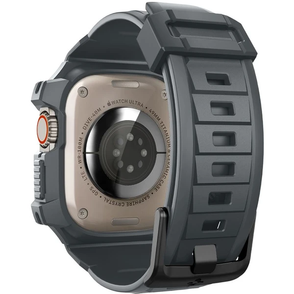 Spigen Rugged Armor Pro řemínek s pouzdrem Apple Watch Ultra 3/2/1 (49mm) šedý - Řemínky - Obrázek L1A1000P01