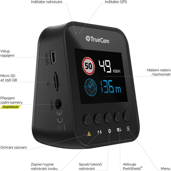 TrueCam H25 GPS 4K - Kamery - Obrázek L1HD100501