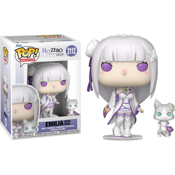 Funko POP!&Buddy #2112: Re:Zero - Starting Life in Another World - Emilia & Puck