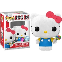 Funko POP! #106 Sanrio: Hello Kitty - Hello Kitty with Lollipop (Flocked) - Funko POP!