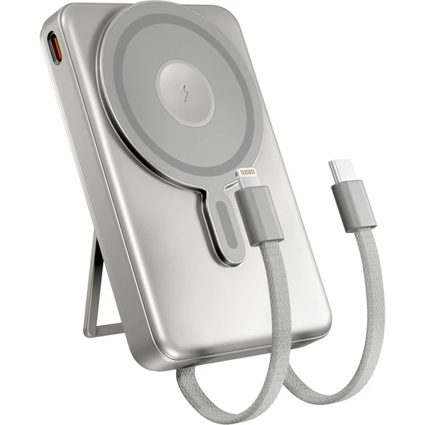 Spello ForcePack 4v1 MagSafe powerbanka 10000mAh titanová - Powerbanky - Obrázek L1OO000K01