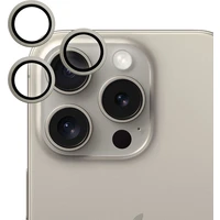 iWant ochrana čoček na kameru iPhone 15 Pro/15 Pro Max přírodně titanová - Ochranné folie a skla