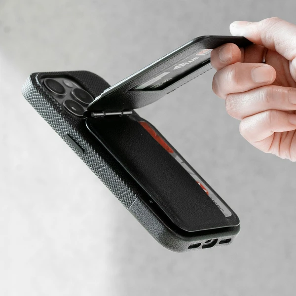 Native Union Active Wallet Stand MagSafe peněženka černá - Peněženky - Obrázek L21A000P01
