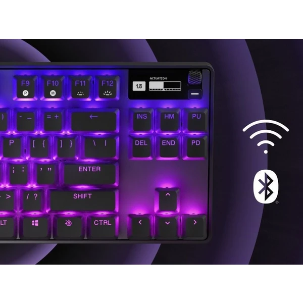 SteelSeries Apex Pro TKL bezdrátová herní klávesnice 2023 US černá - Klávesnice - Obrázek L223000K01