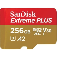 SanDisk micro SDXC karta 256GB Extreme PLUS + adaptér - Paměťové karty