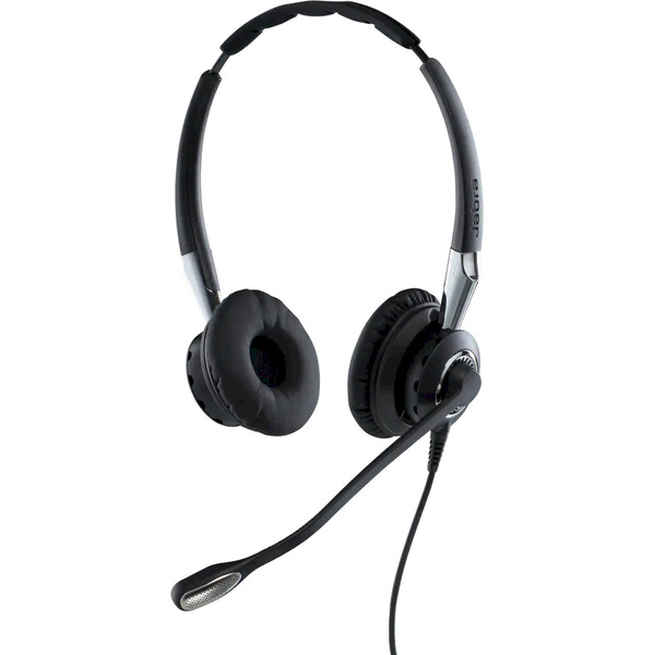 Jabra BIZ 2400 II Duo sluchátka černá Černá/stříbrná