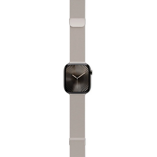 iWant Milanese+ řemínek pro Apple Watch 42/41/40/38mm hvězdně bílý - Řemínky - Obrázek L26C000O01