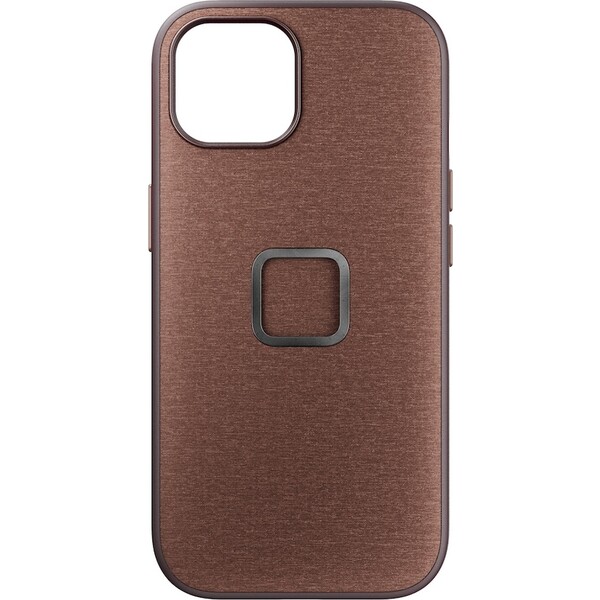 Kryt na iPhone 15 Peak Design Mobile Everyday Case - červenohnědý