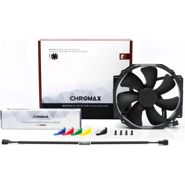 Noctua NF-A15 HS-PWM chromax.black.swap - Ventilátory pro PC - Obrázek L2D3000O01