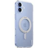 PanzerGlass® CARE kryt Apple iPhone 16 Plus MagSafe KickStand čirý/šedý - Pouzdra