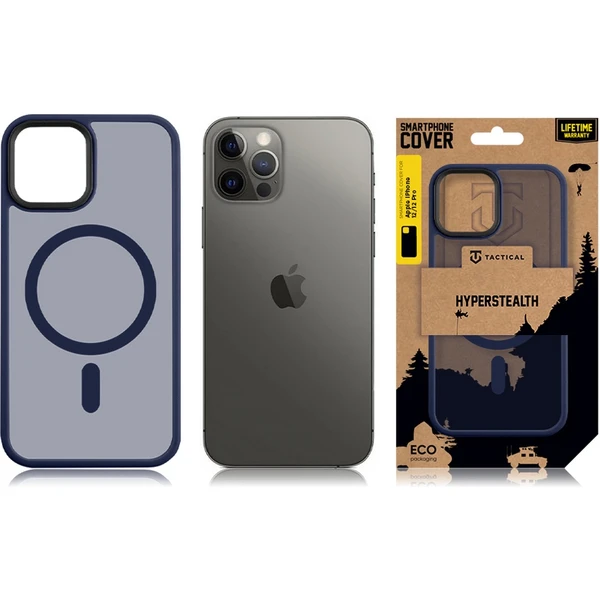 Tactical MagForce Hyperstealth kryt iPhone 12/12 Pro Deep Blue - Pouzdra - Obrázek L2G1000701