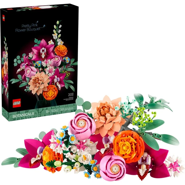 LEGO Botanicals 10342 Krásná kytice růžových květin - LEGO - Hlavní obrázek
