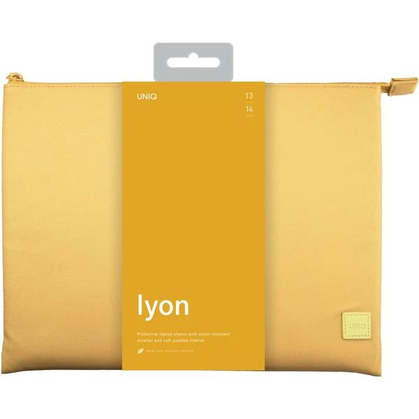 UNIQ LYON Sleeve pouzdro pro 14” notebook žluté - Pouzdra - Obrázek L2M6000601