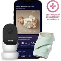 Owlet Dream Sock & Cam 2 Bundle dětská chůvička Original Mint - Kamery