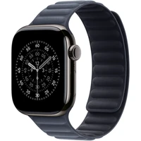 Apple Watch 42/41/40/38mm námořnicky modrý magnetický tah S/M - Řemínky