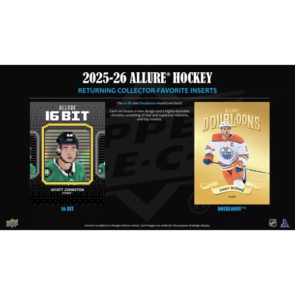 Hokejové karty 2025-26 Upper Deck Allure Hockey Hobby Box - Hokejové karty - Obrázek L33S000K01