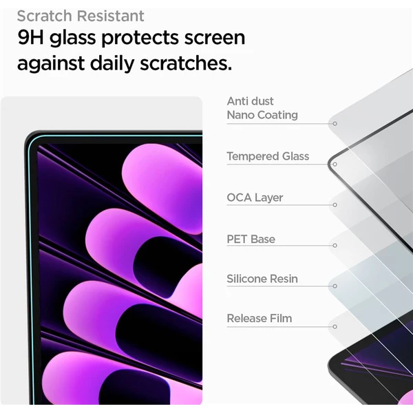 Spigen Glass tR Slim tvrzené sklo MacBook Air 15" M2/M3/M4 - Ochranné folie a skla - Obrázek L3N5000701