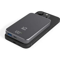 iWant Mag+ MagSafe hliníková powerbanka 10000 mAh vesmírně šedá - Powerbanky
