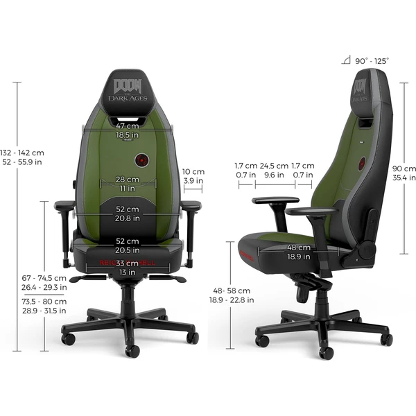 noblechairs LEGEND Doom: The Dark Ages Edition herní židle - Židle - Obrázek L40N000K01