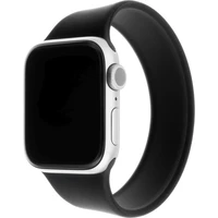 FIXED provlékací silikonový řemínek Apple Watch 42/44/45mm XL černý - Řemínky