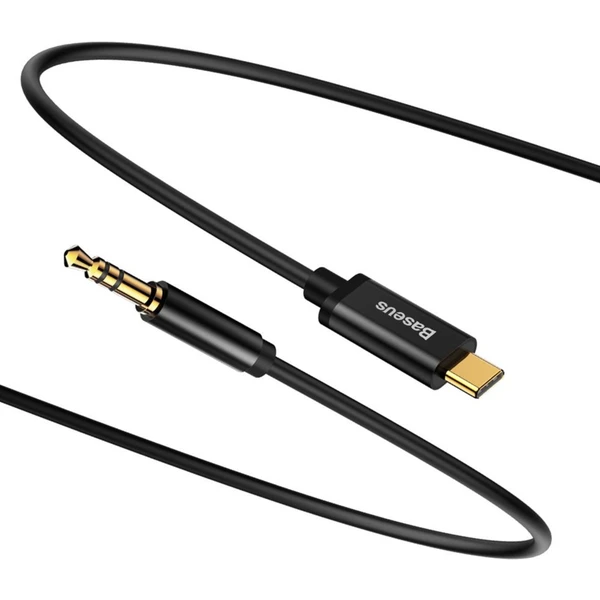 Baseus USB-C/3,5mm kabel 1,2m černý - Kabely a redukce - Obrázek L4RR000501
