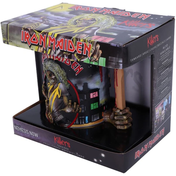 Korbel Nemesis Now Iron Maiden - The Killers 16 cm - Sklenice - Obrázek L51H000N01