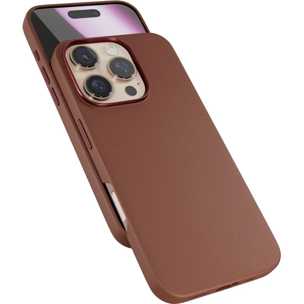 Epico Mag+ Leather kryt pro iPhone 16 Pro hnědá - Pouzdra - Obrázek L5FA000K01