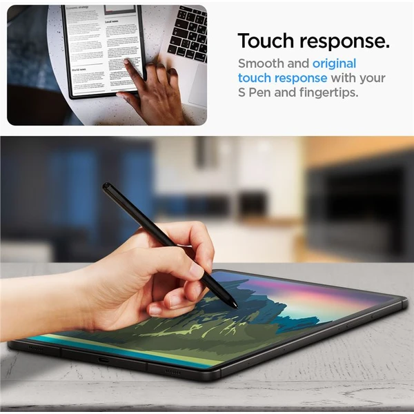 Spigen Glass tR EZ Fit 1 Pack tvrzené sklo Samsung Galaxy Tab S9+/Tab S10+ - Ochranné folie a skla - Obrázek L5JA000601