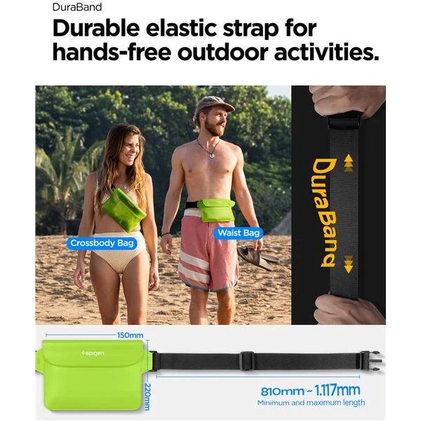 Spigen Aqua Shield WaterProof Waist Bag A620 2 Pack zelený - Pouzdra - Obrázek L5N5000701