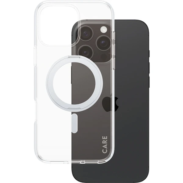 PanzerGlass® CARE kryt Apple iPhone 16 Pro Max MagSafe KickStand čirý/šedý - Pouzdra - Obrázek L608000P01