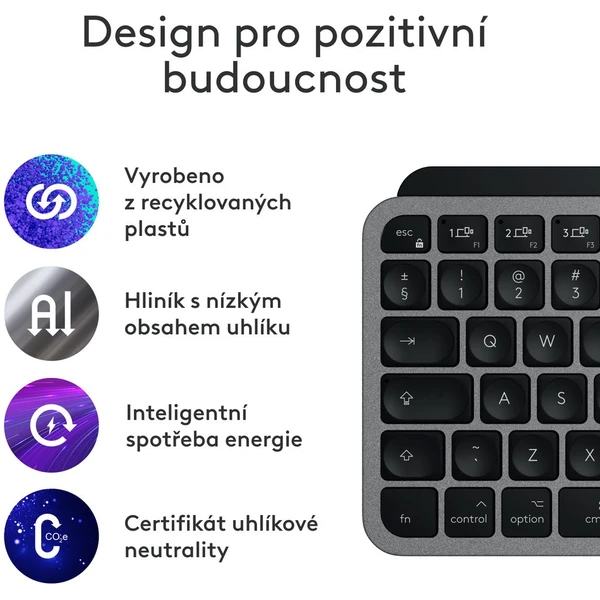 Logitech MX Keys Mini for Mac US klávesnice vesmírně šedá - Klávesnice - Obrázek L645000J01