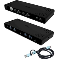 i-tec Universal Dual 4K Display 85W dokovací stanice - Dokovací stanice