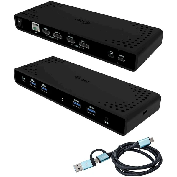 i-tec Universal Dual 4K Display 85W dokovací stanice - Dokovací stanice - Obrázek L6CA000O01