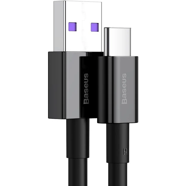 Baseus Superior USB-A/USB-C napájecí kabel 66W 1m černý - Kabely a redukce - Obrázek L76E300401