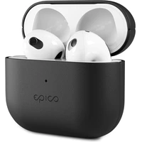 Epico kožený kryt pro Airpods 3 černý - Pouzdra