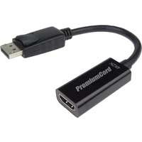 PremiumCord DisplayPort/HDMI redukce 0,2m černá - Kabely a redukce