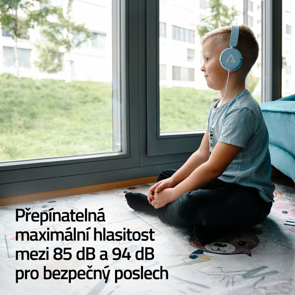 LAMAX SoundKid1 dětská sluchátka modrá - Sluchátka - Obrázek L7VL000K01