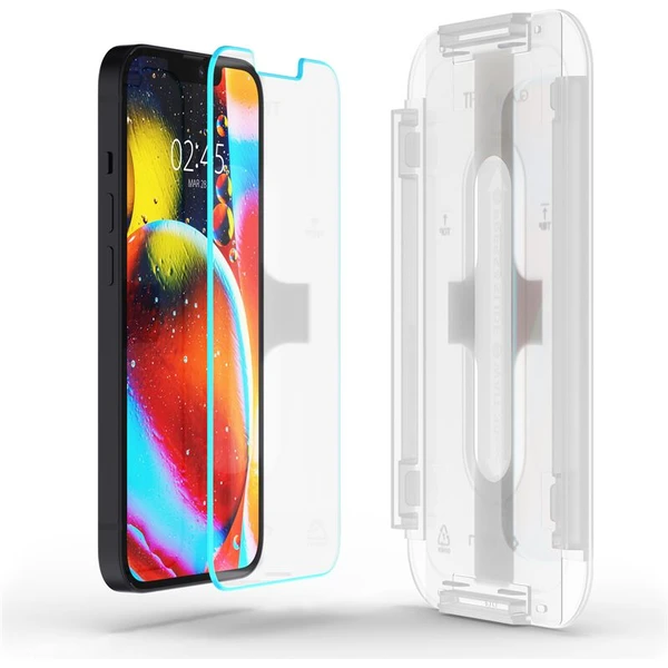 Spigen Glas tR EZ Fit tvrzené sklo 2 ks iPhone 13 mini čiré - Ochranné folie a skla - Obrázek L83Z000501