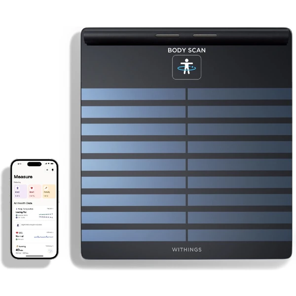 Withings Body Scan chytrá zdravotní stanice černá - Chytré váhy - Obrázek L864G00101